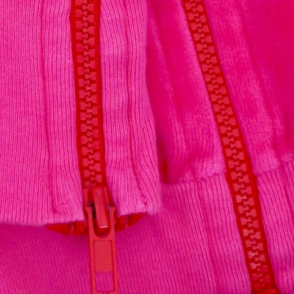 SUNDRY Zip Ankle Velour Jogger Sweatpants Hot Pink Size 3 Large - Picture 12 of 15